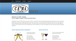 Desktop Screenshot of camawines.com